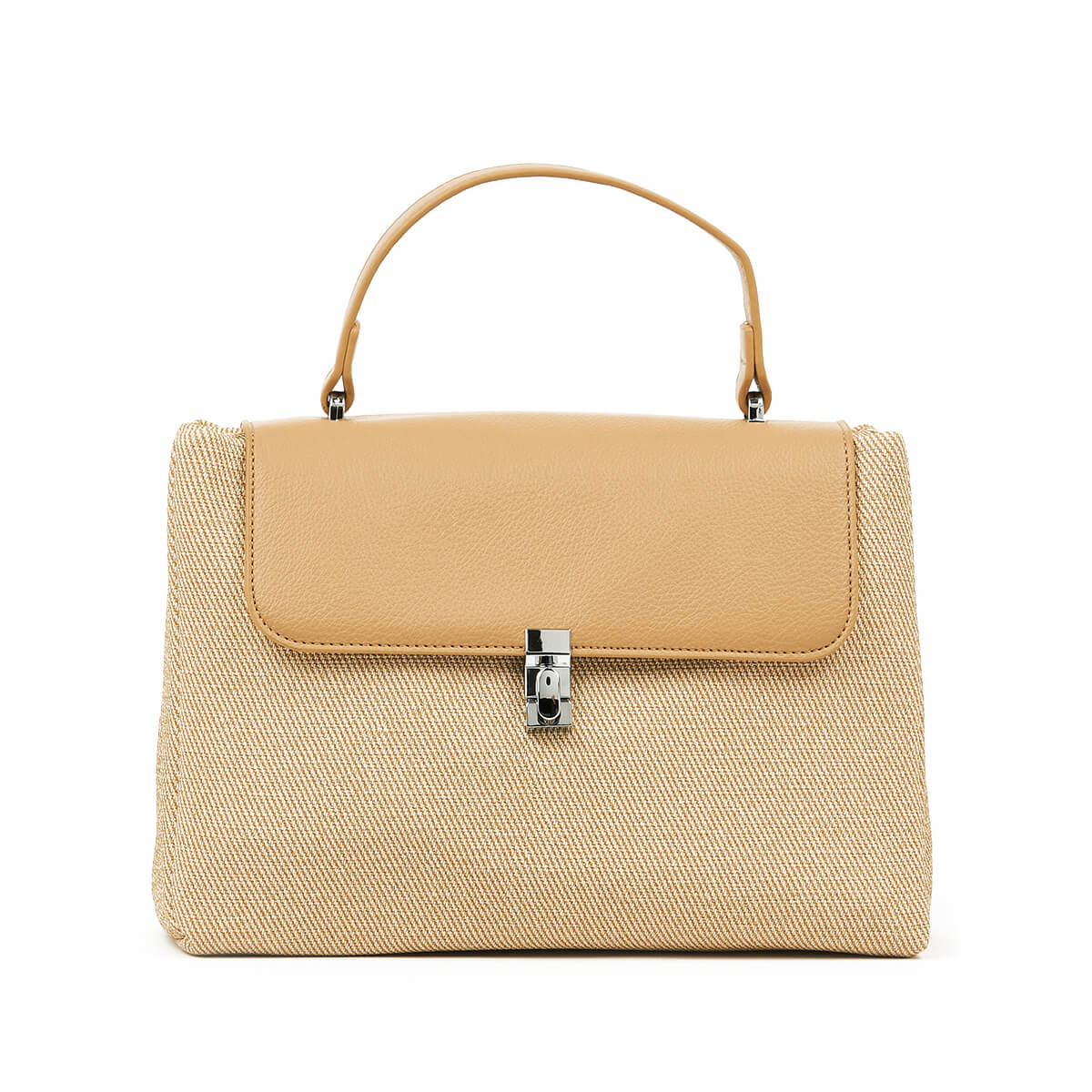 Verde Γυναικεία Τσάντα Χειρός-΄Ώμου 16-7406 Μπεζ