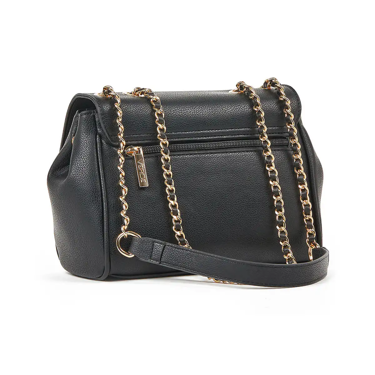 Verde Γυναικεία Τσάντα Ώμου 16-7408 Μαύρο