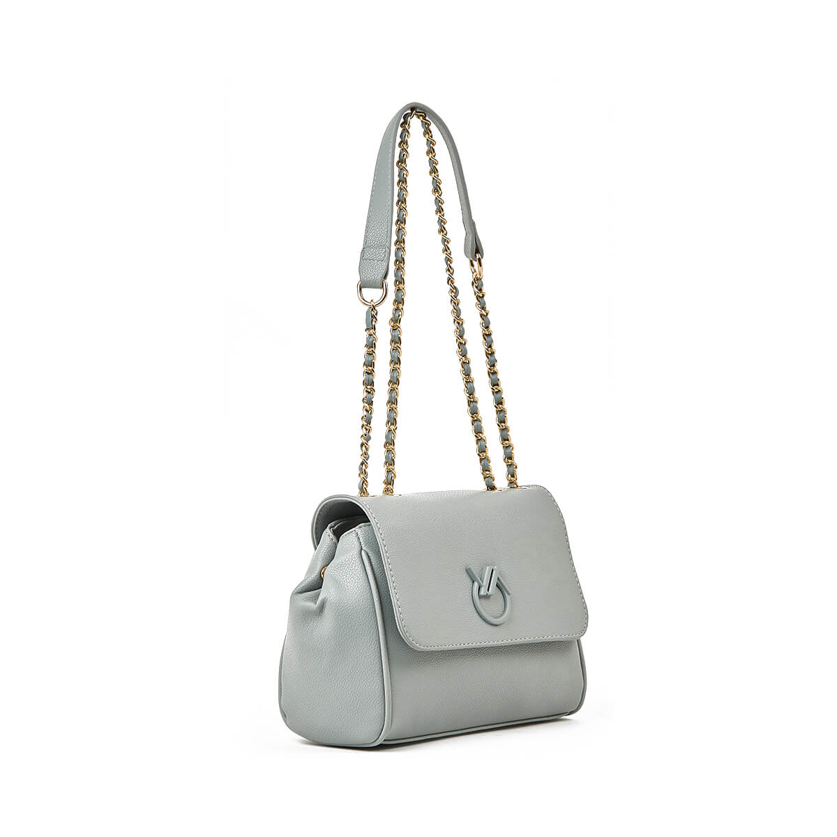 Verde Γυναικεία Τσάντα Ώμου 16-7408 Μπλε