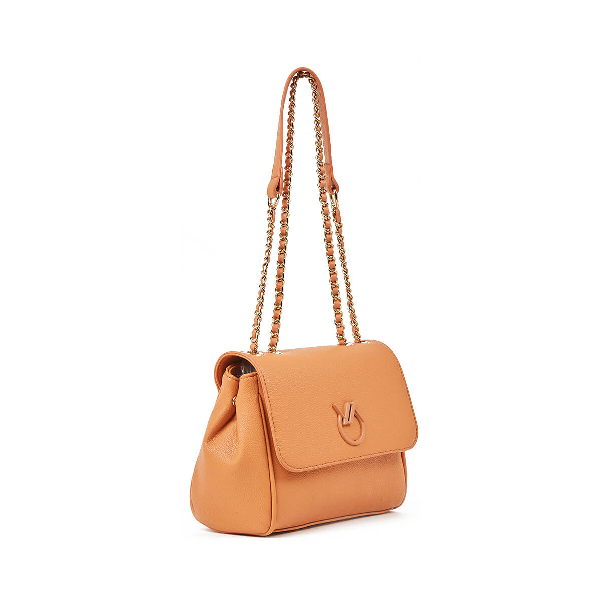 Verde Γυναικεία Τσάντα Ώμου 16-7408 Πορτοκαλί