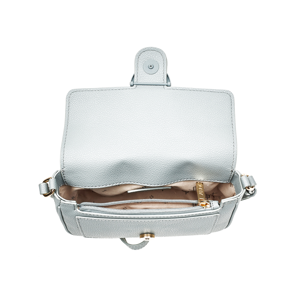 Verde Γυναικεία Τσάντα Χιαστί 16-7409 Μπλε