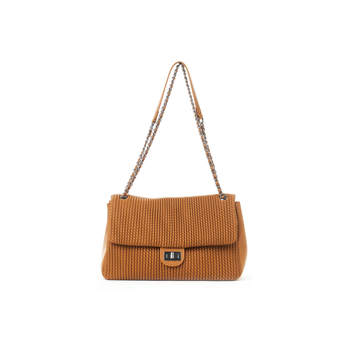 Verde Γυναικεία Τσάντα Ώμου 16-7411 Μπεζ