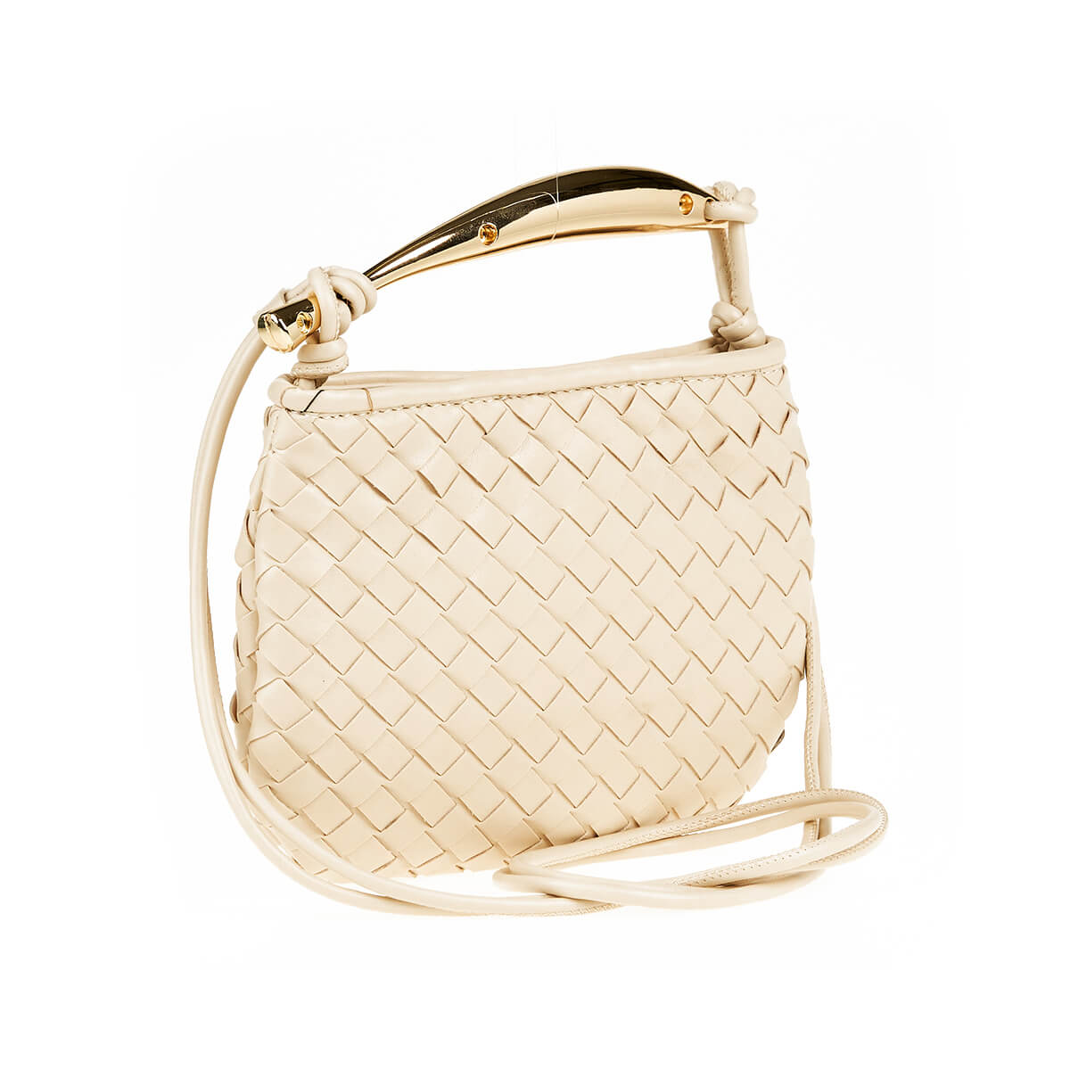 Verde Γυναικεία Τσάντα Χιαστί 16-7418 Εκρού