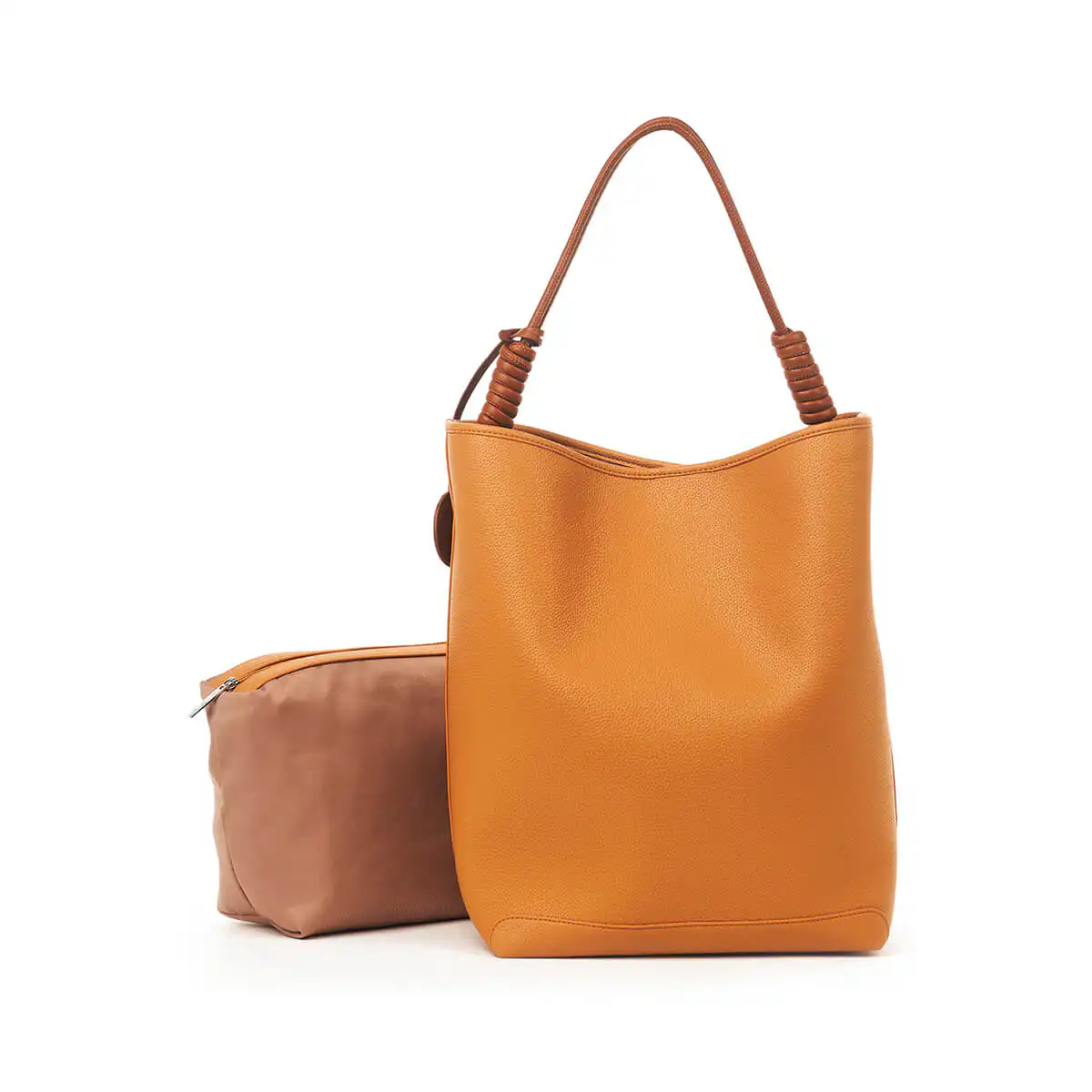 Verde Γυναικεία Τσάντα Ώμου 16-7421 Καμηλό