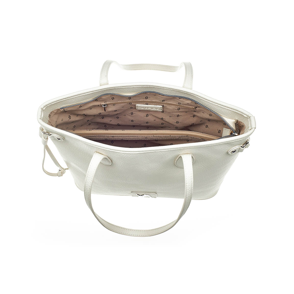 Verde Γυναικεία Τσάντα Ώμου 16-7422 Εκρού