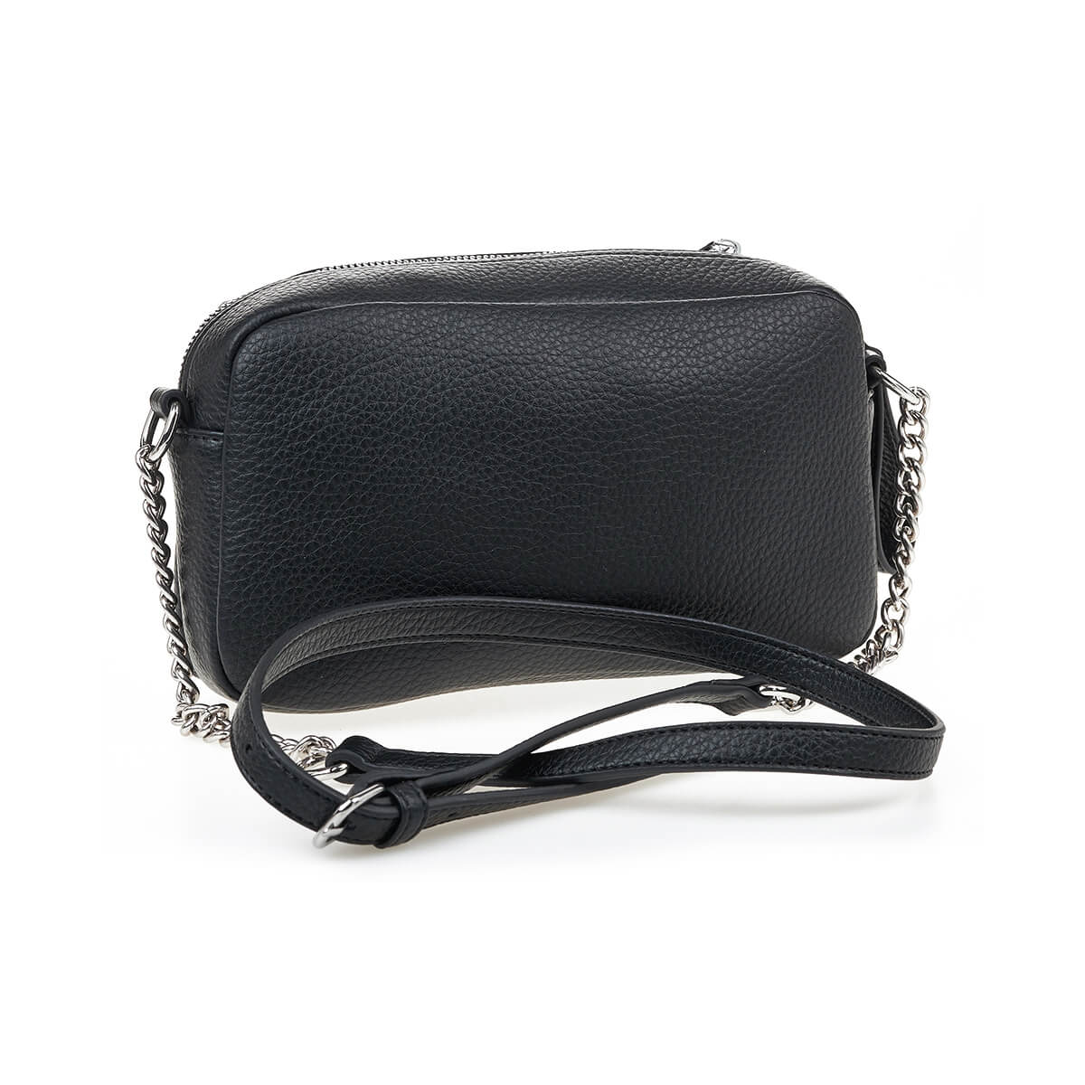 Verde Γυναικεία Τσάντα Χιαστί 16-7424 Μαύρο