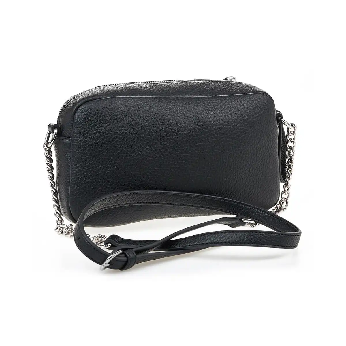 Verde Γυναικεία Τσάντα Χιαστί 16-7424 Μαύρο