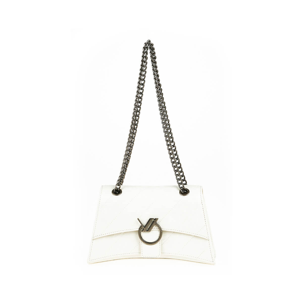 Verde Γυναικεία Τσάντα Ώμου 16-7425 Εκρού