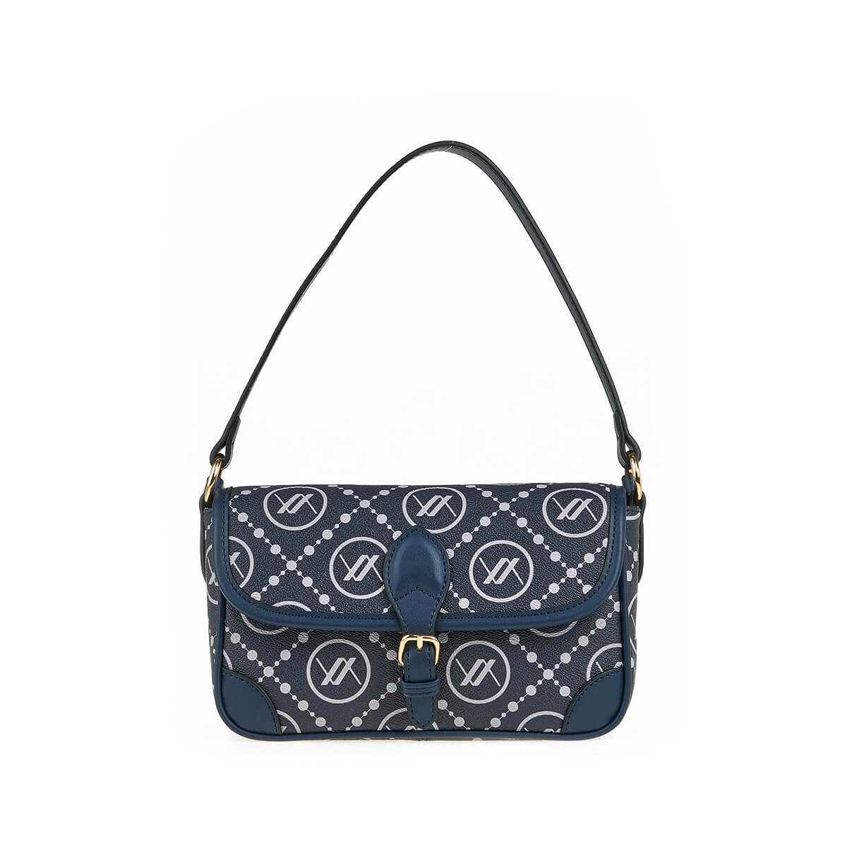 Verde Γυναικεία Τσάντα Χιαστί 16-7431 Σκούρο Μπλε