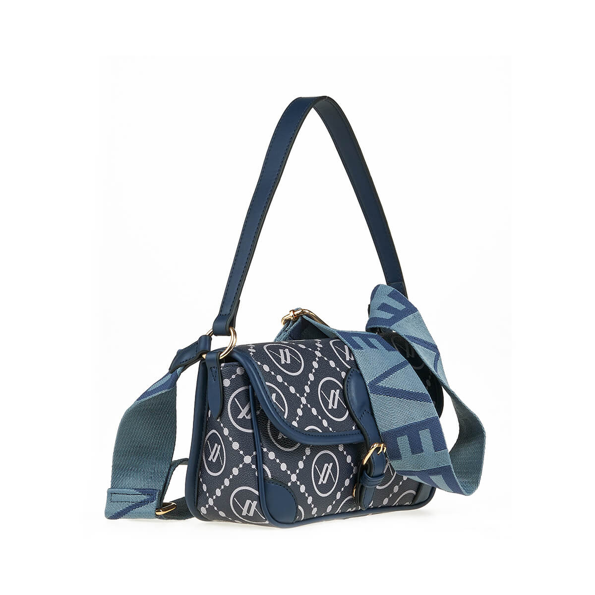 Verde Γυναικεία Τσάντα Χιαστί 16-7431 Σκούρο Μπλε