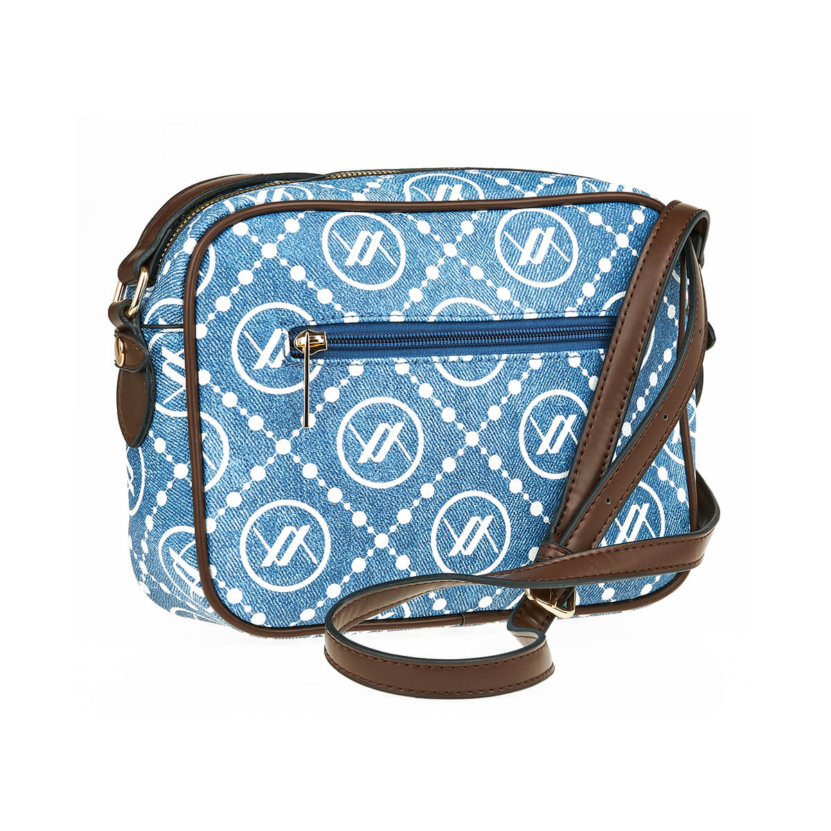 Verde Γυναικεία Τσάντα Χιαστί 16-7434 Denim