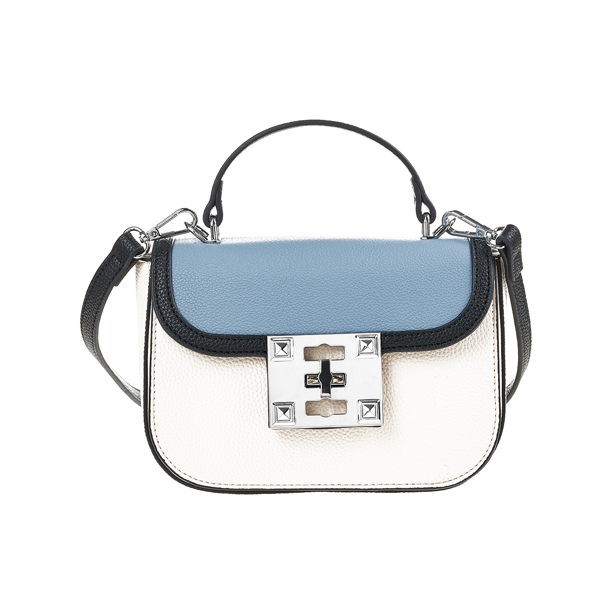 Verde Γυναικεία Τσάντα Χιαστί 16-7436 Μπλε