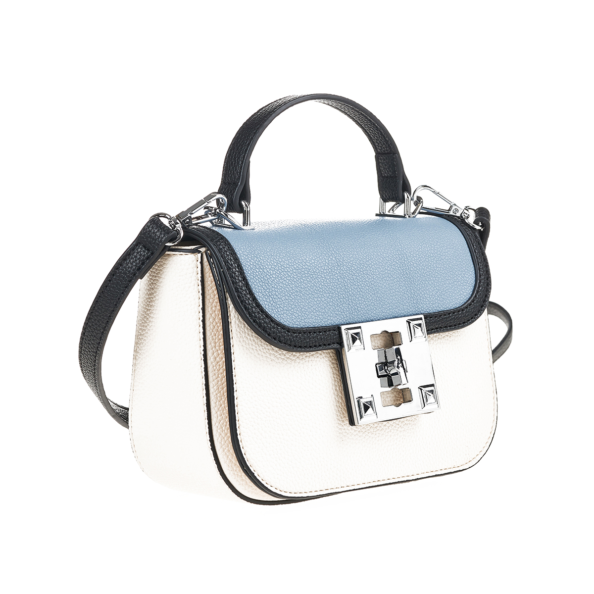 Verde Γυναικεία Τσάντα Χιαστί 16-7436 Μπλε