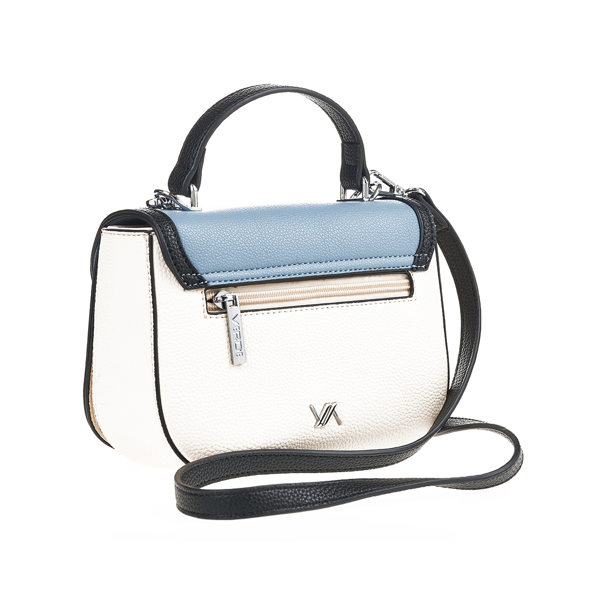 Verde Γυναικεία Τσάντα Χιαστί 16-7436 Μπλε