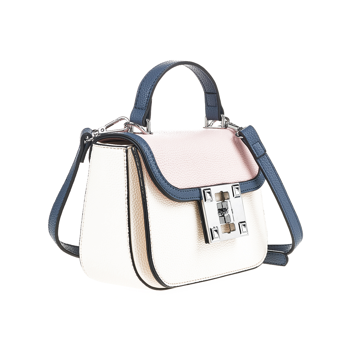 Verde Γυναικεία Τσάντα Χιαστί 16-7436 Ροζ