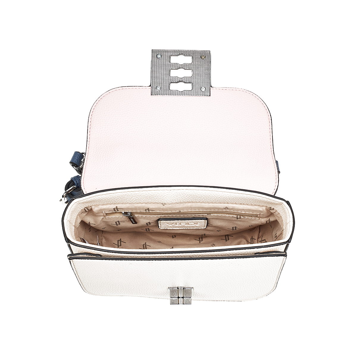 Verde Γυναικεία Τσάντα Χιαστί 16-7436 Ροζ