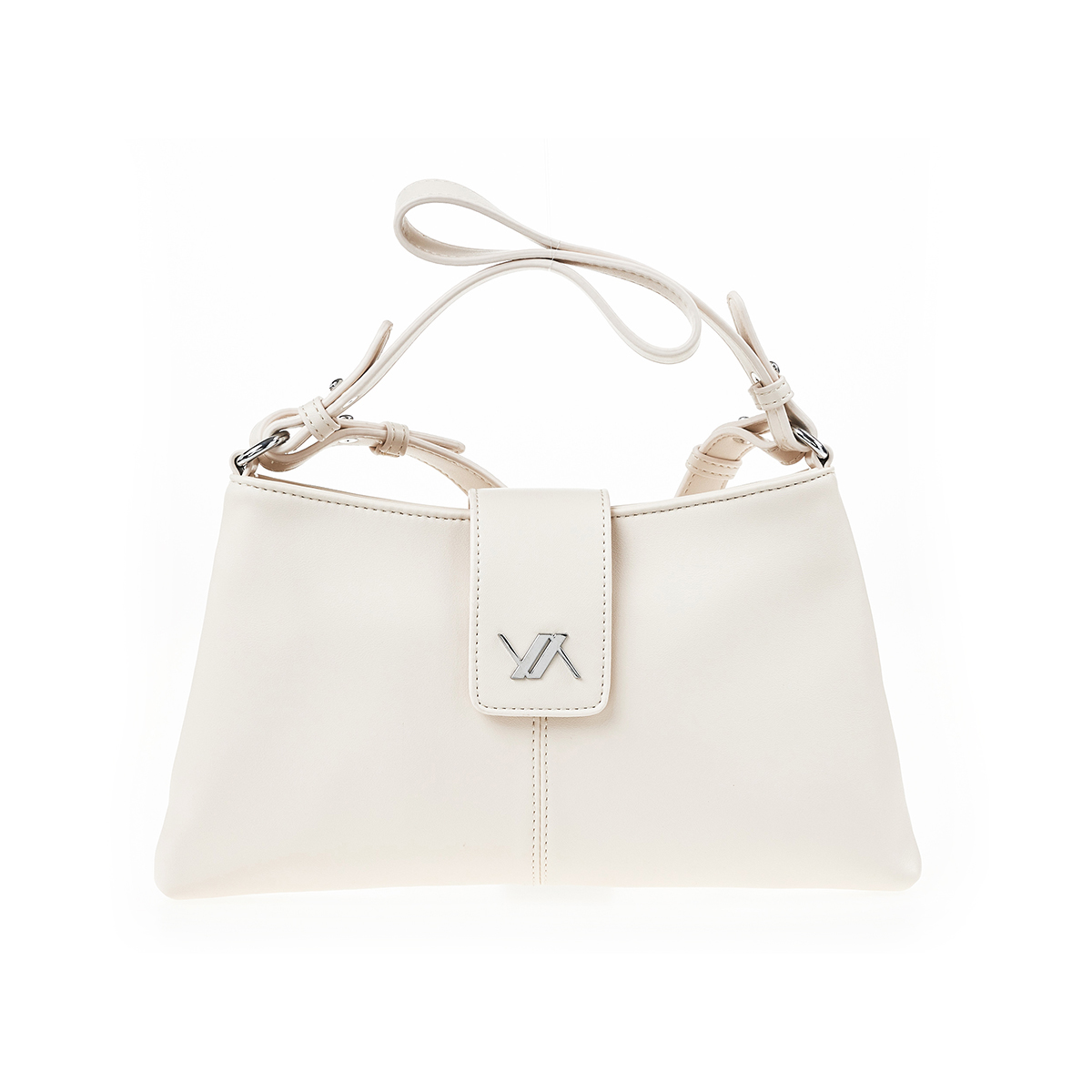 Verde Γυναικεία Τσάντα Ώμου 16-7437 Εκρού