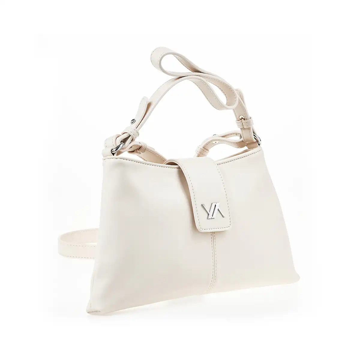 Verde Γυναικεία Τσάντα Ώμου 16-7437 Εκρού