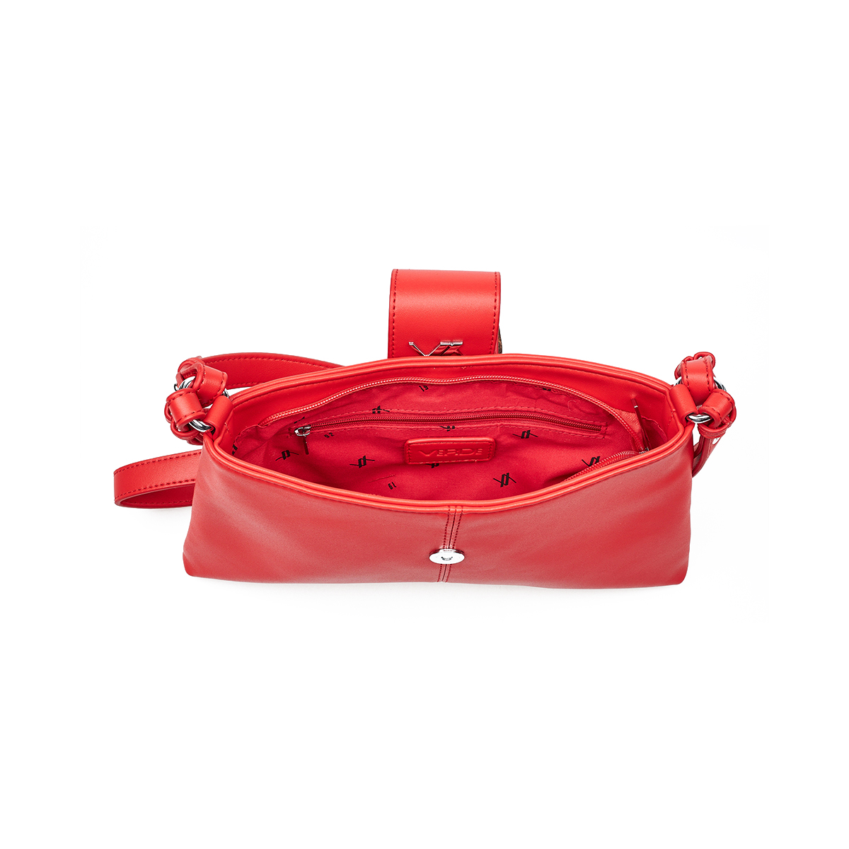 Verde Γυναικεία Τσάντα Ώμου 16-7437 Κόκκινο