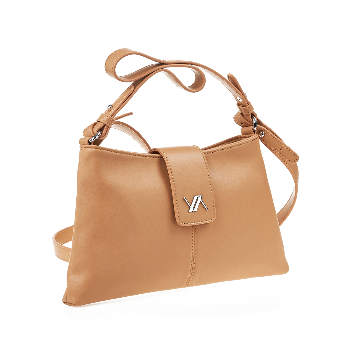 Verde Γυναικεία Τσάντα Ώμου 16-7437 Μπεζ