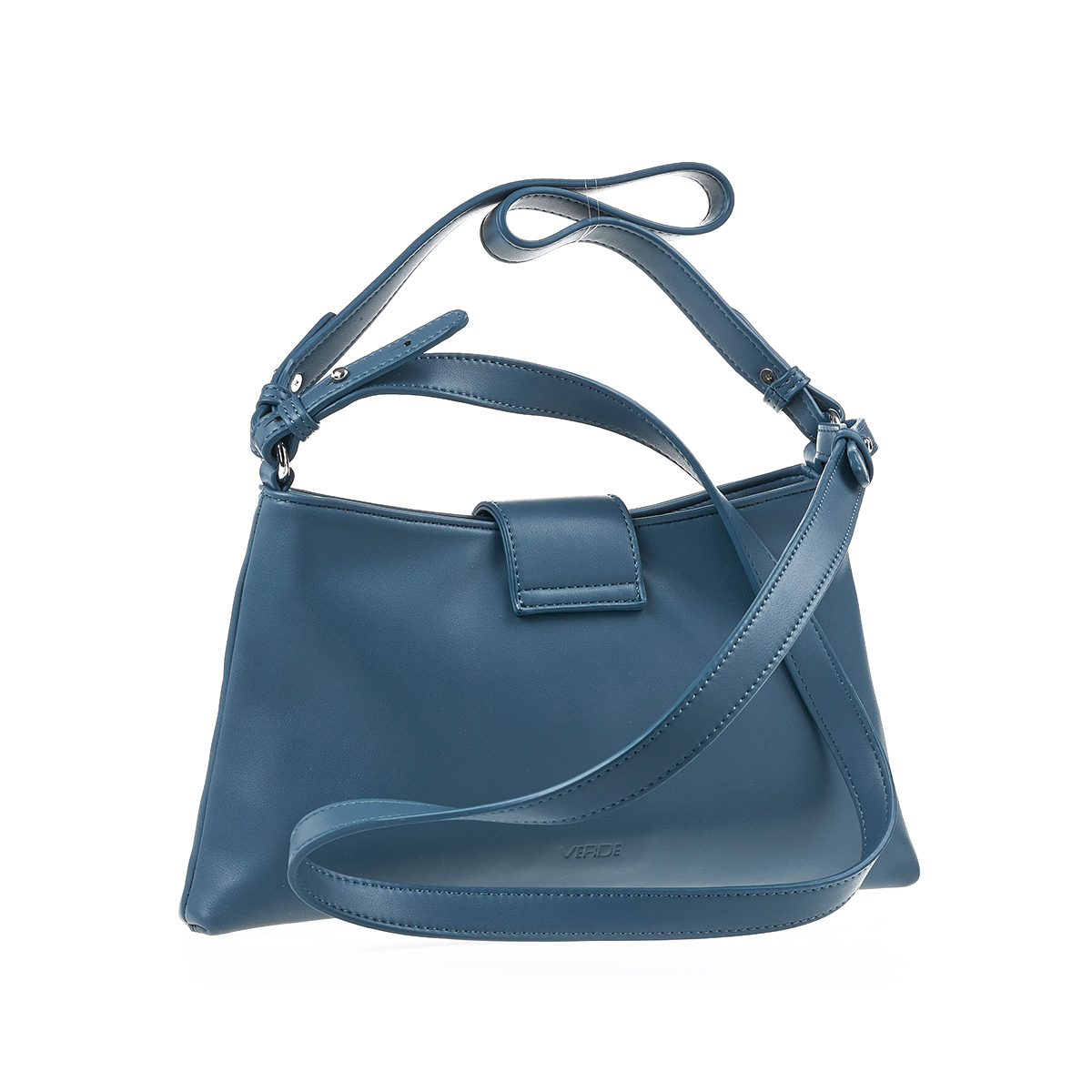 Verde Γυναικεία Τσάντα Ώμου 16-7437 Μπλε