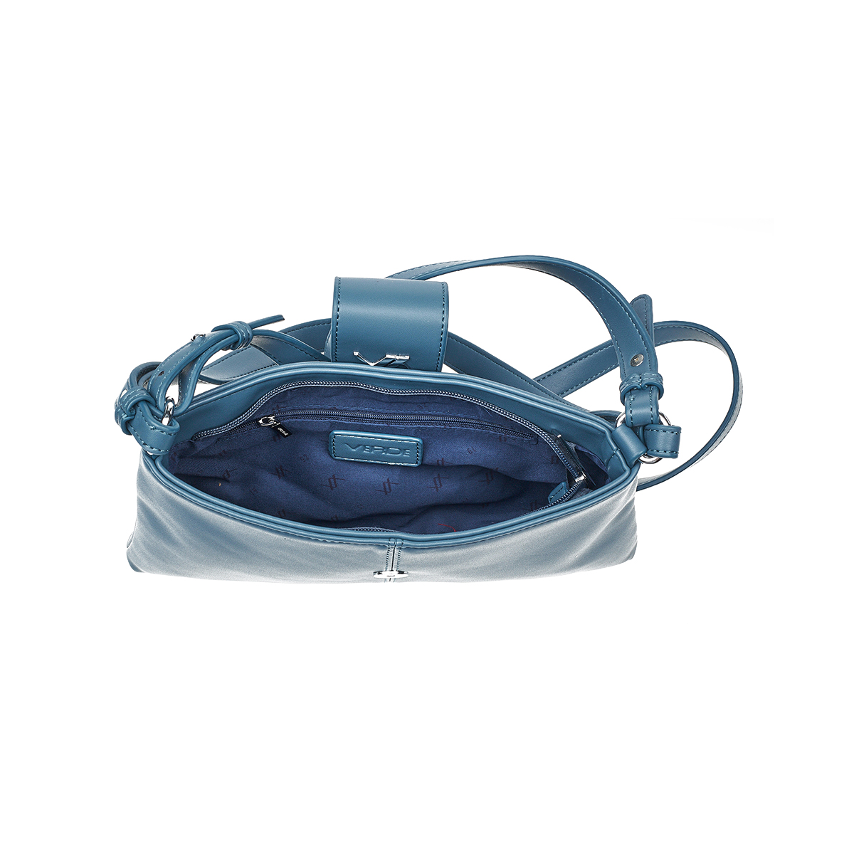 Verde Γυναικεία Τσάντα Ώμου 16-7437 Μπλε