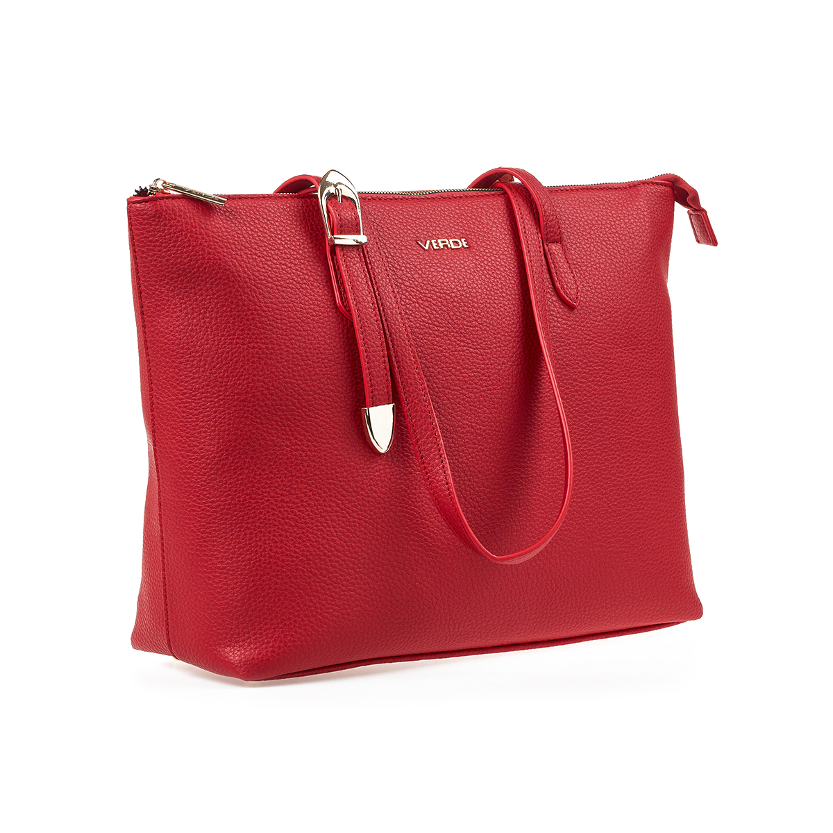 Verde Γυναικεία Τσάντα Ώμου 16-7438 Κόκκινο