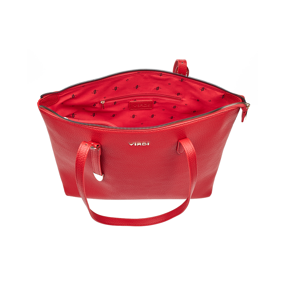 Verde Γυναικεία Τσάντα Ώμου 16-7438 Κόκκινο