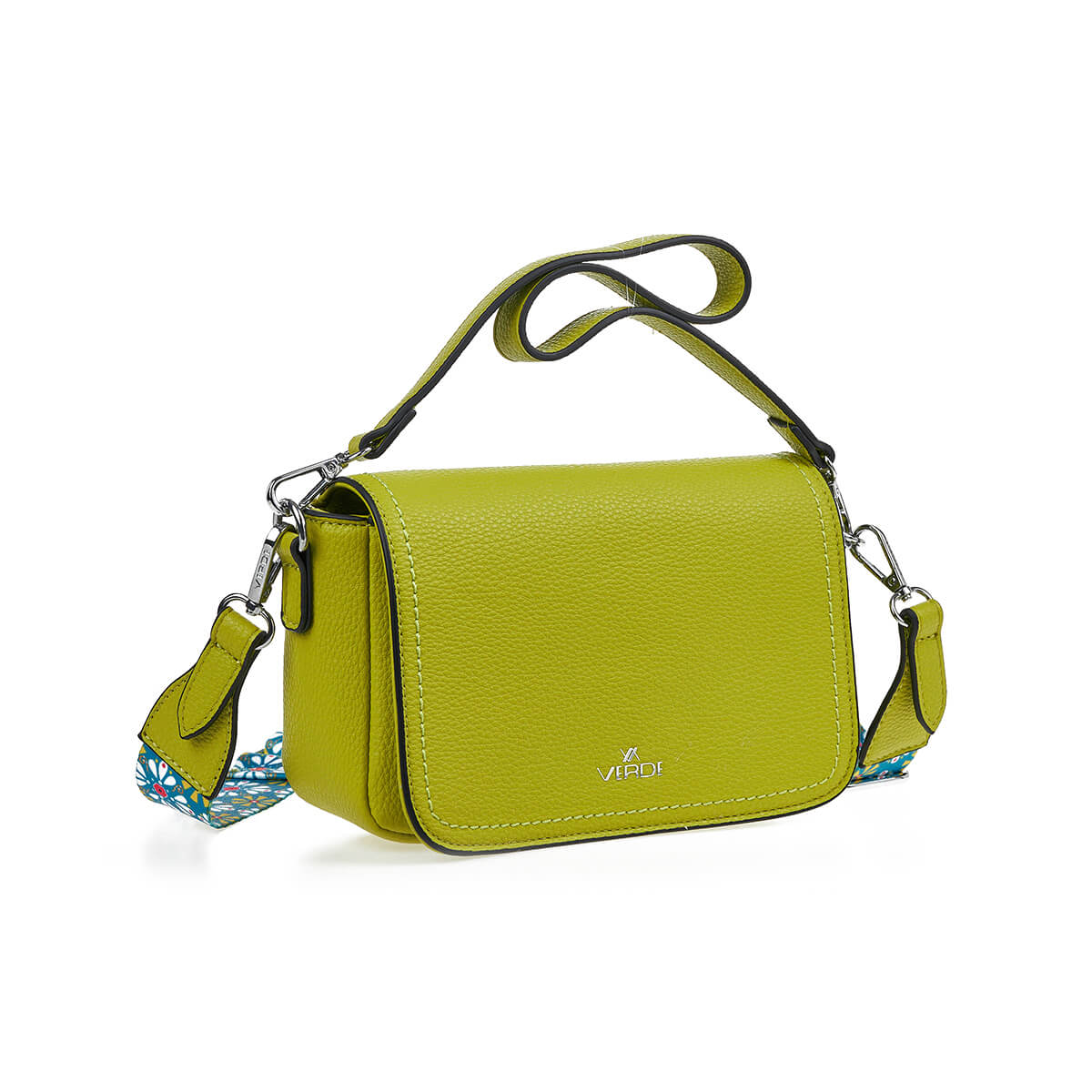 Verde Γυναικεία Τσάντα Χιαστί 16-7447 Λάιμ