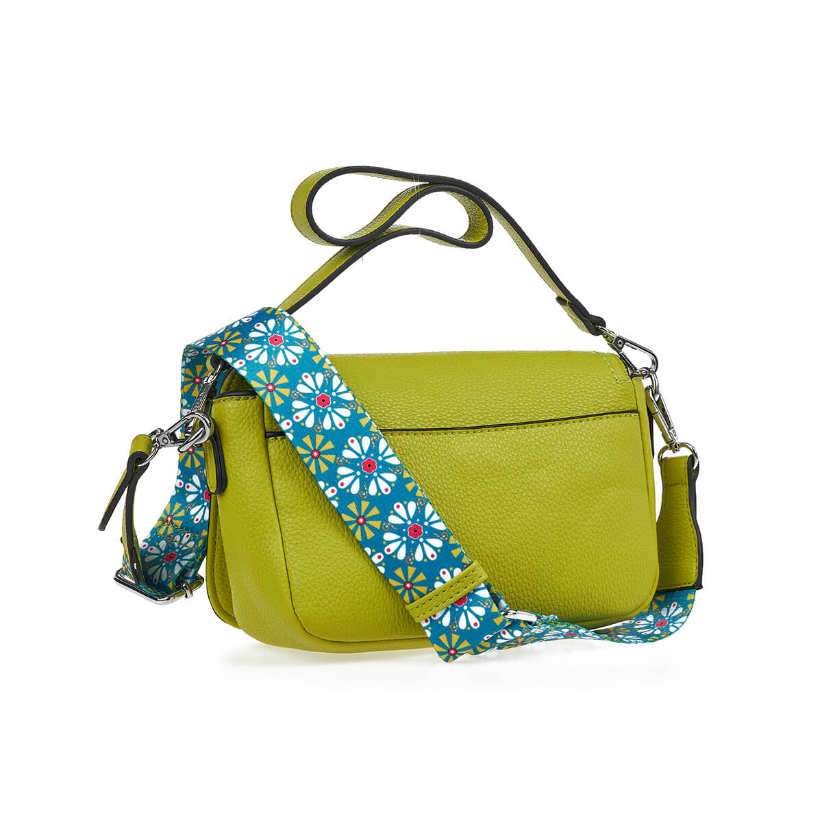 Verde Γυναικεία Τσάντα Χιαστί 16-7447 Λάιμ