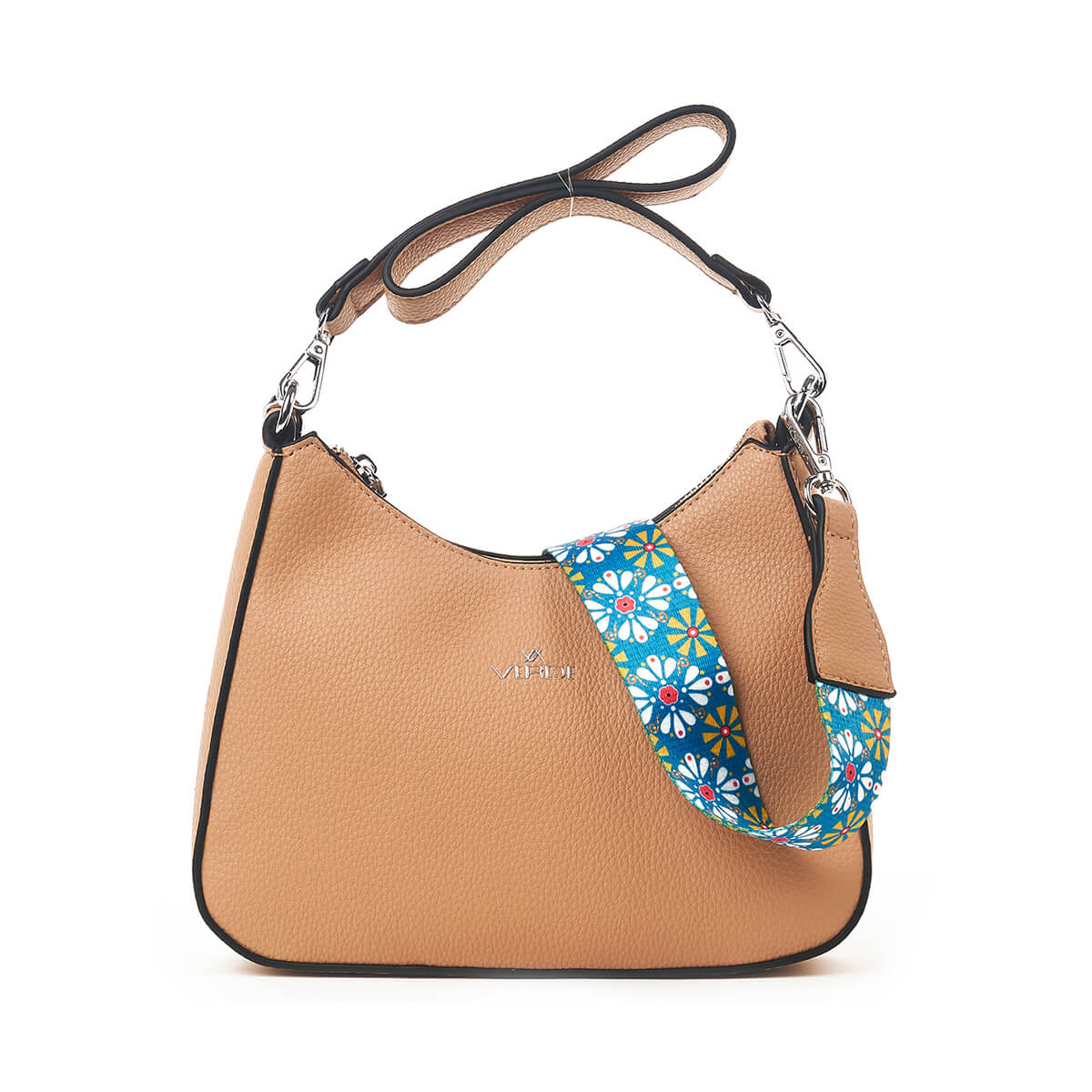 Verde Γυναικεία Τσάντα Ώμου – Χιαστί 16-7448-Μπεζ