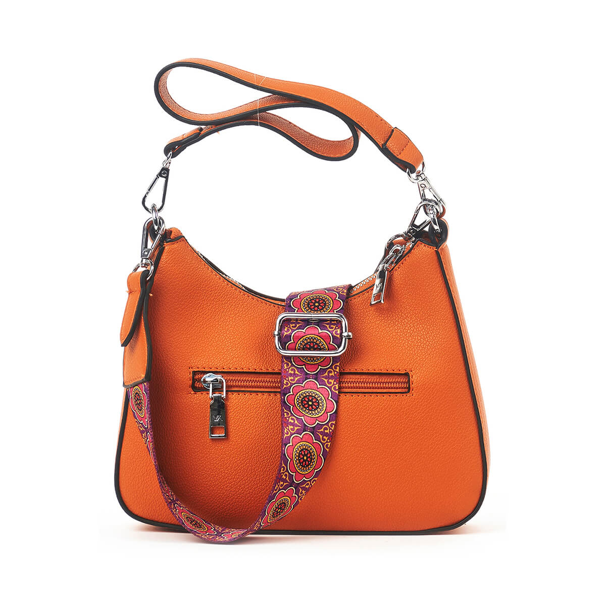 Verde Γυναικεία Τσάντα Ώμου – Χιαστί 16-7448-Πορτοκαλί