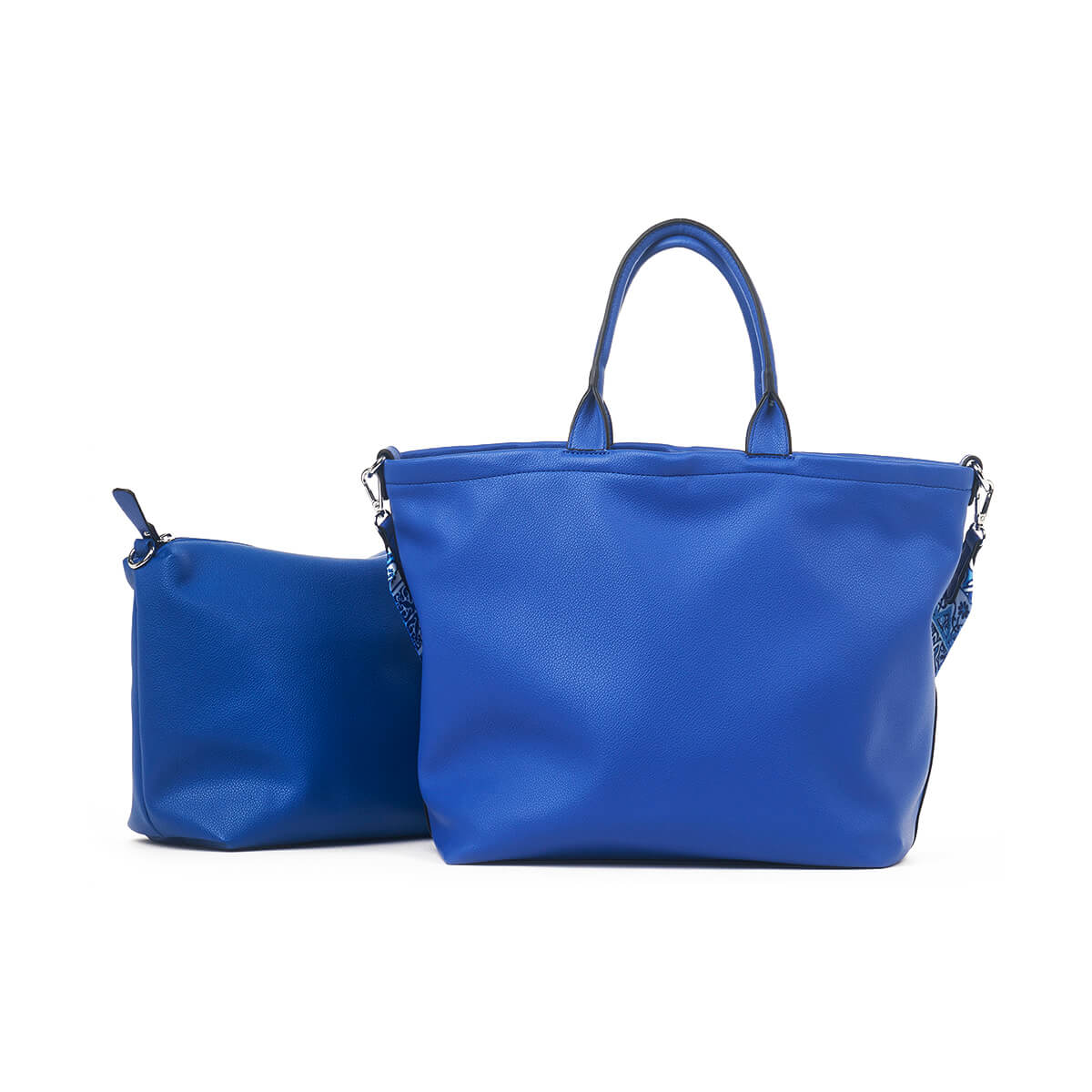 Verde Γυναικεία Τσάντα Χειρός-΄Ώμου 16-7449 Μπλε