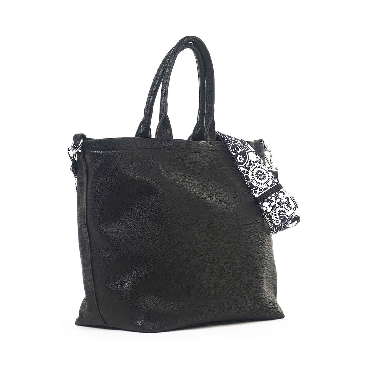 Verde Γυναικεία Τσάντα Χειρός-΄Ώμου 16-7449 Μαύρο