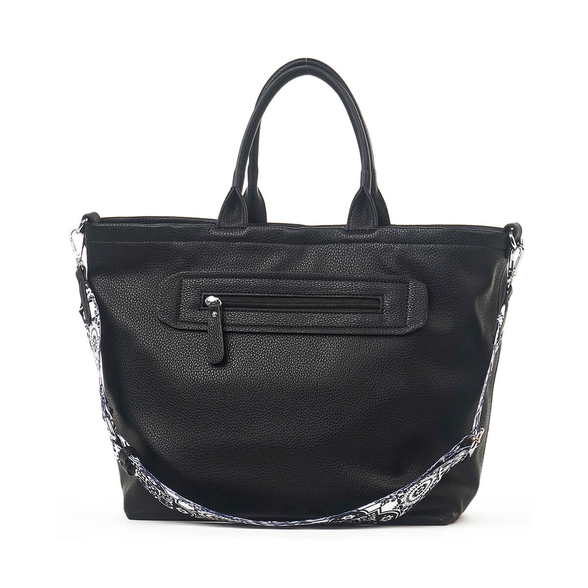 Verde Γυναικεία Τσάντα Χειρός-΄Ώμου 16-7449 Μαύρο