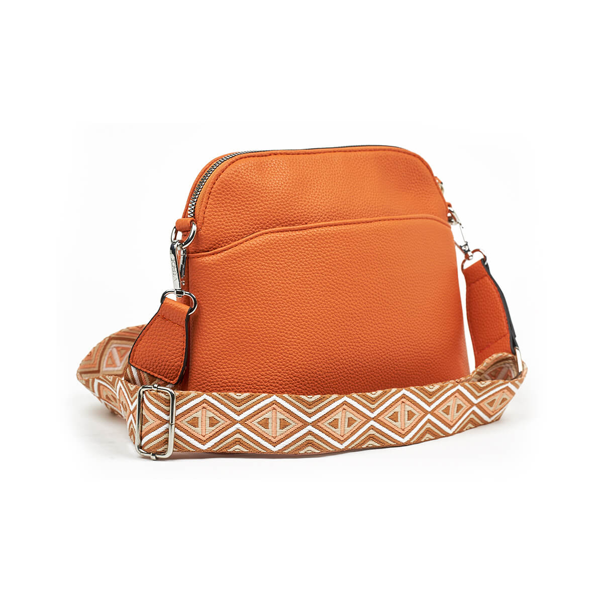 Verde Γυναικεία Τσάντα Χιαστί 16-7454 Πορτοκαλί