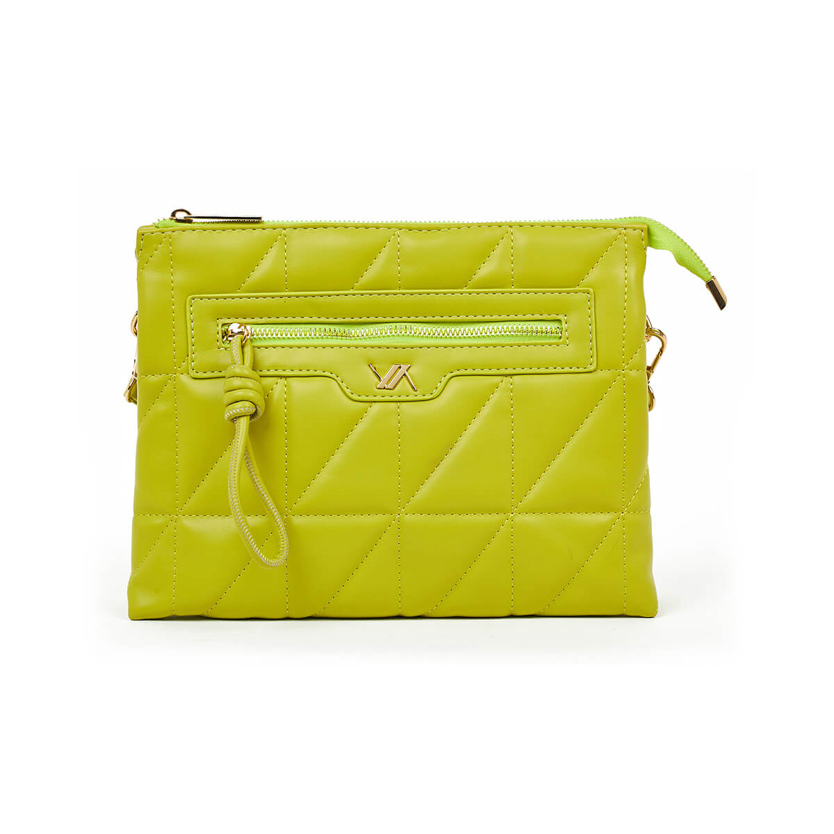 Verde Γυναικεία Τσάντα Χιαστί 16-7455 Λάιμ