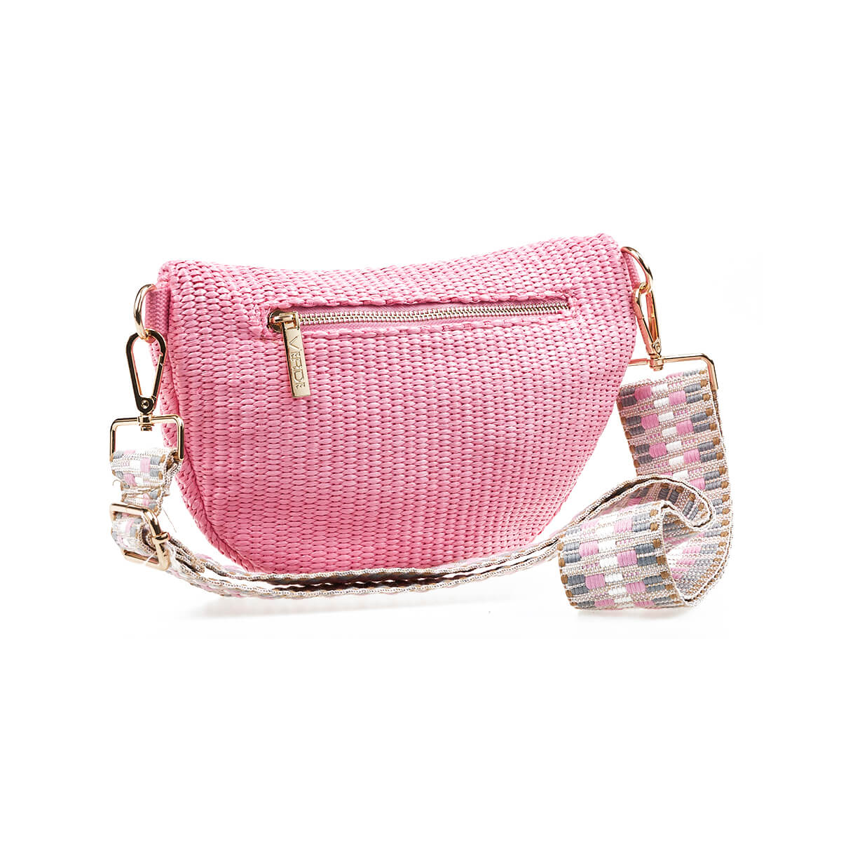 Verde Γυναικεία Τσάντα Μέσης 16-7458 Βαμβακερή Ροζ Verde Γυναικεία Τσάντα Μέσης 16-7458 Βαμβακερή Ροζ