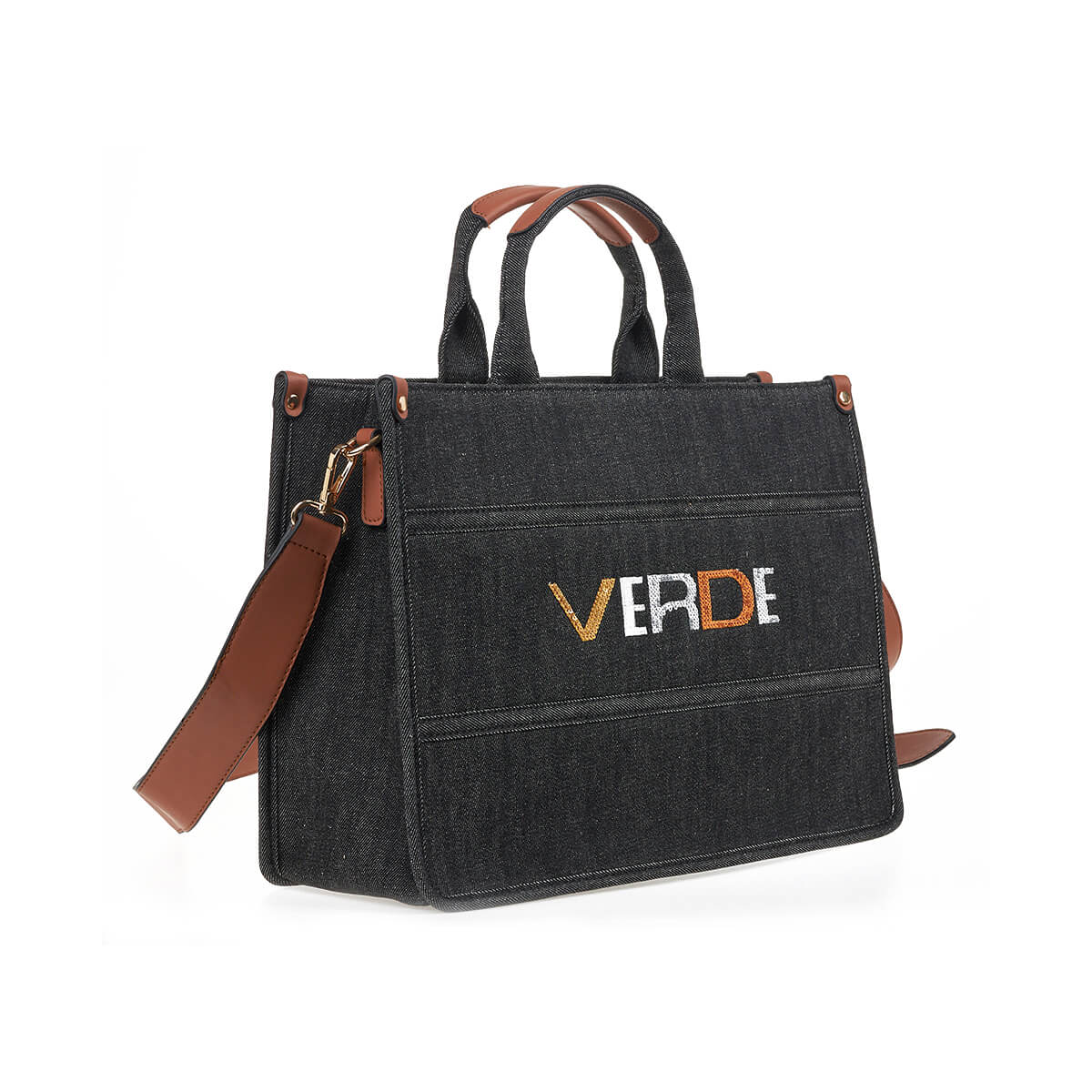 VERDE ΓΥΝΑΙΚΕΙA ΤΣΑΝΤΑ ΧΕΙΡΟΣ 16-7494 ΥΦΑΣΜΑ ΜΑΥΡΟ