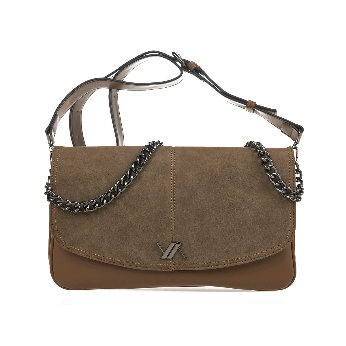 VERDE ΓΥΝΑΙΚΕΙA ΤΣΑΝΤΑ ΩΜΟΥ 16-7501 ΧΑΚΙ