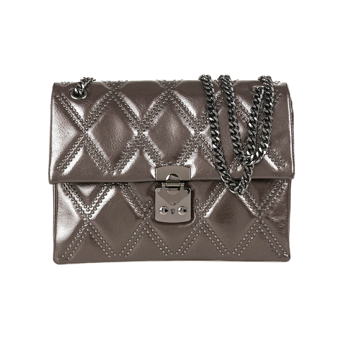 VERDE ΓΥΝΑΙΚΕΙA ΤΣΑΝΤΑ ΩΜΟΥ 16-7669 ΣΚΟΥΡΟ ΓΚΡΙ