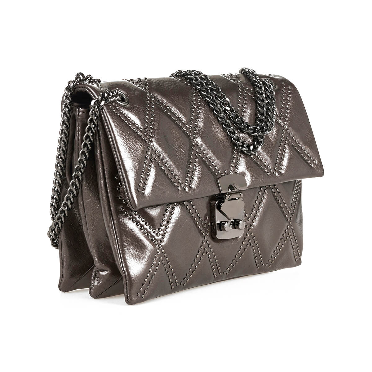 VERDE ΓΥΝΑΙΚΕΙA ΤΣΑΝΤΑ ΩΜΟΥ 16-7669 ΣΚΟΥΡΟ ΓΚΡΙ