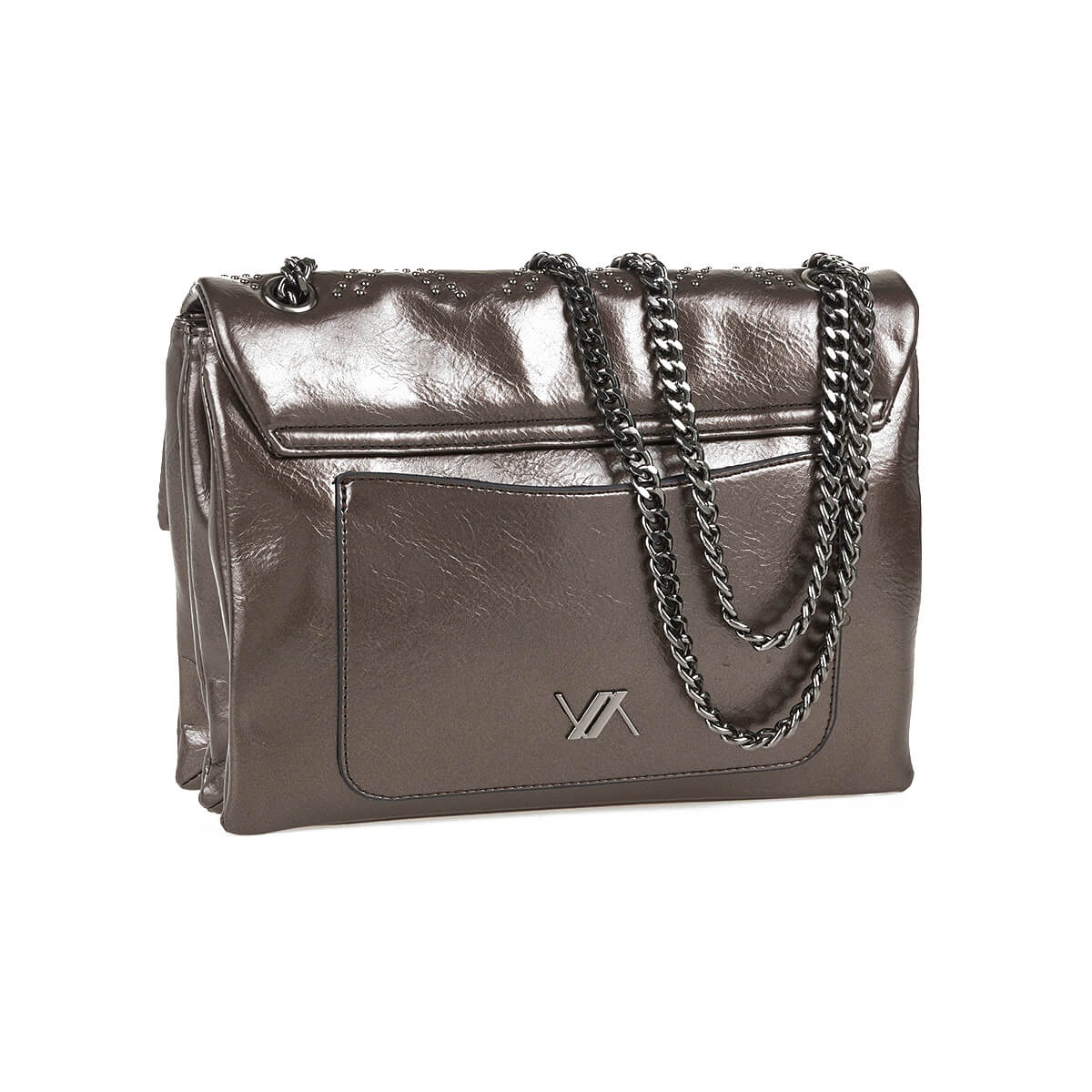 VERDE ΓΥΝΑΙΚΕΙA ΤΣΑΝΤΑ ΩΜΟΥ 16-7669 ΣΚΟΥΡΟ ΓΚΡΙ