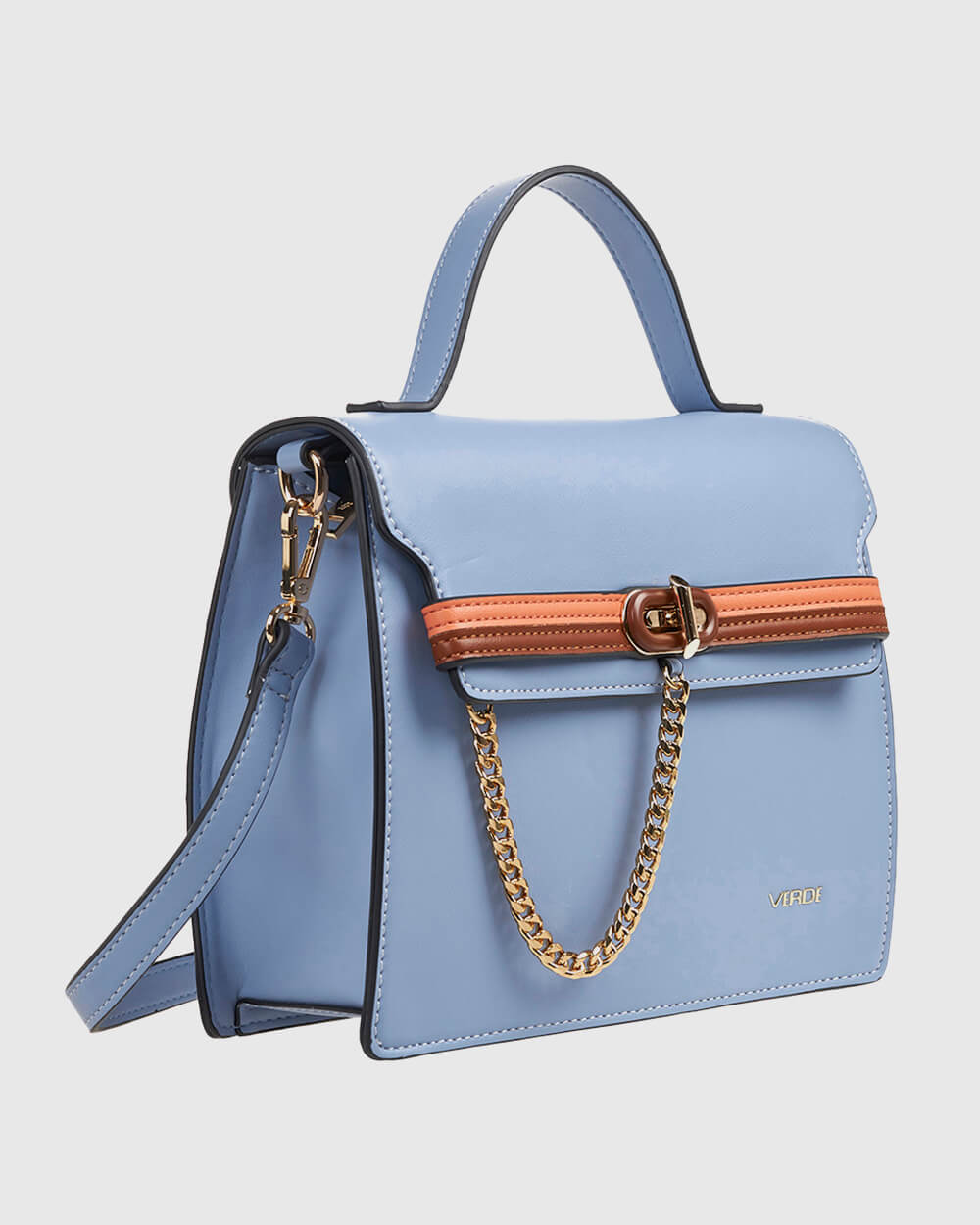 VERDE ΓΥΝΑΙΚΕΙΑ ΤΣΑΝΤΑ ΧΕΙΡΟΣ 16-7689 ΑΝΟΙΧΤΟ ΜΠΛΕ