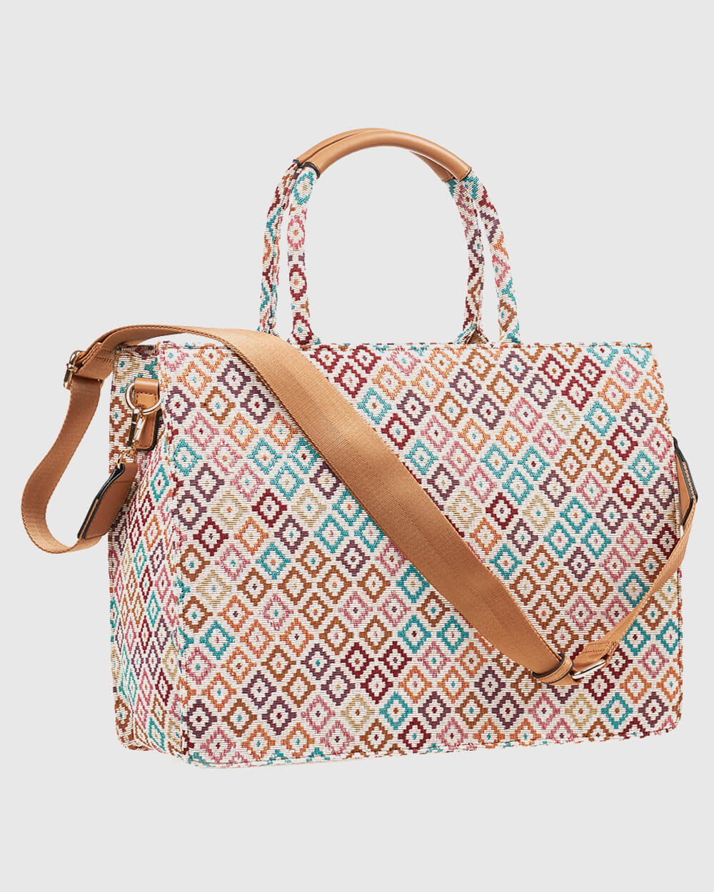 VERDE ΓΥΝΑΙΚΕΙΑ ΤΣΑΝΤΑ ΧΕΙΡΟΣ 16-7721 ΠΟΛΥΧΡΩΜΟ