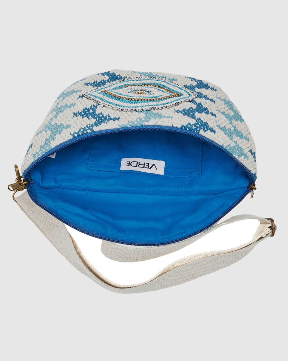 VERDE ΓΥΝΑΙΚΕΙΟ ΤΣΑΝΤΑΚΙ ΜΕΣΗΣ 16-7754 ΒΑΜΒΑΚΕΡΗ ΙΝΔΙΑΣ ΜΠΛΕ