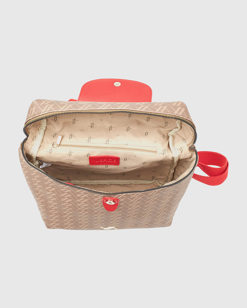 VERDE ΓΥΝΑΙΚΕΙΟ ΣΑΚΙΔΙΟ ΠΛΑΤΗΣ 16-7843 ΚΟΚΚΙΝΟ