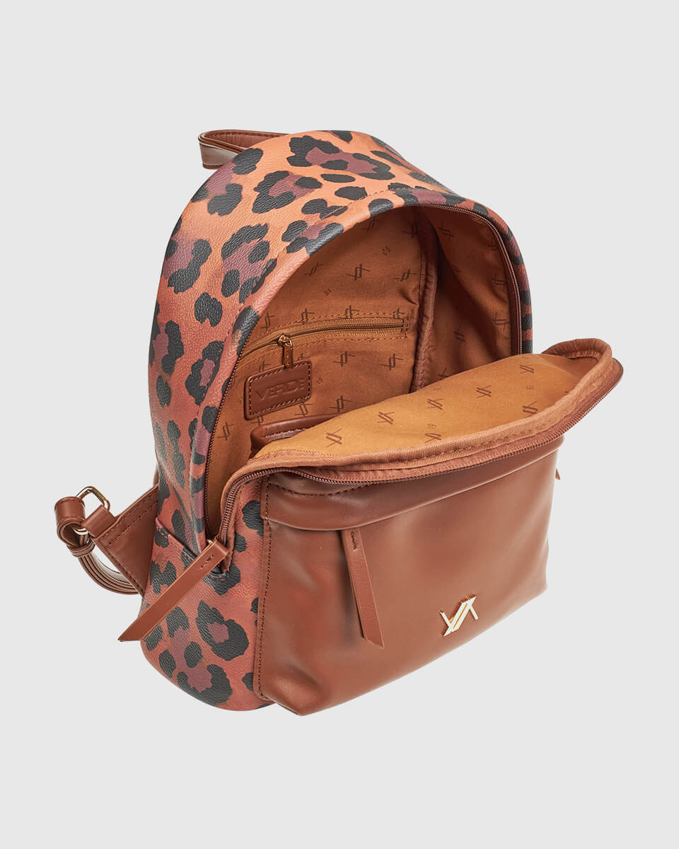 VERDE ΓΥΝΑΙΚΕΙΟ ΣΑΚΙΔΙΟ ΠΛΑΤΗΣ 16-8034 ANIMAL PRINT