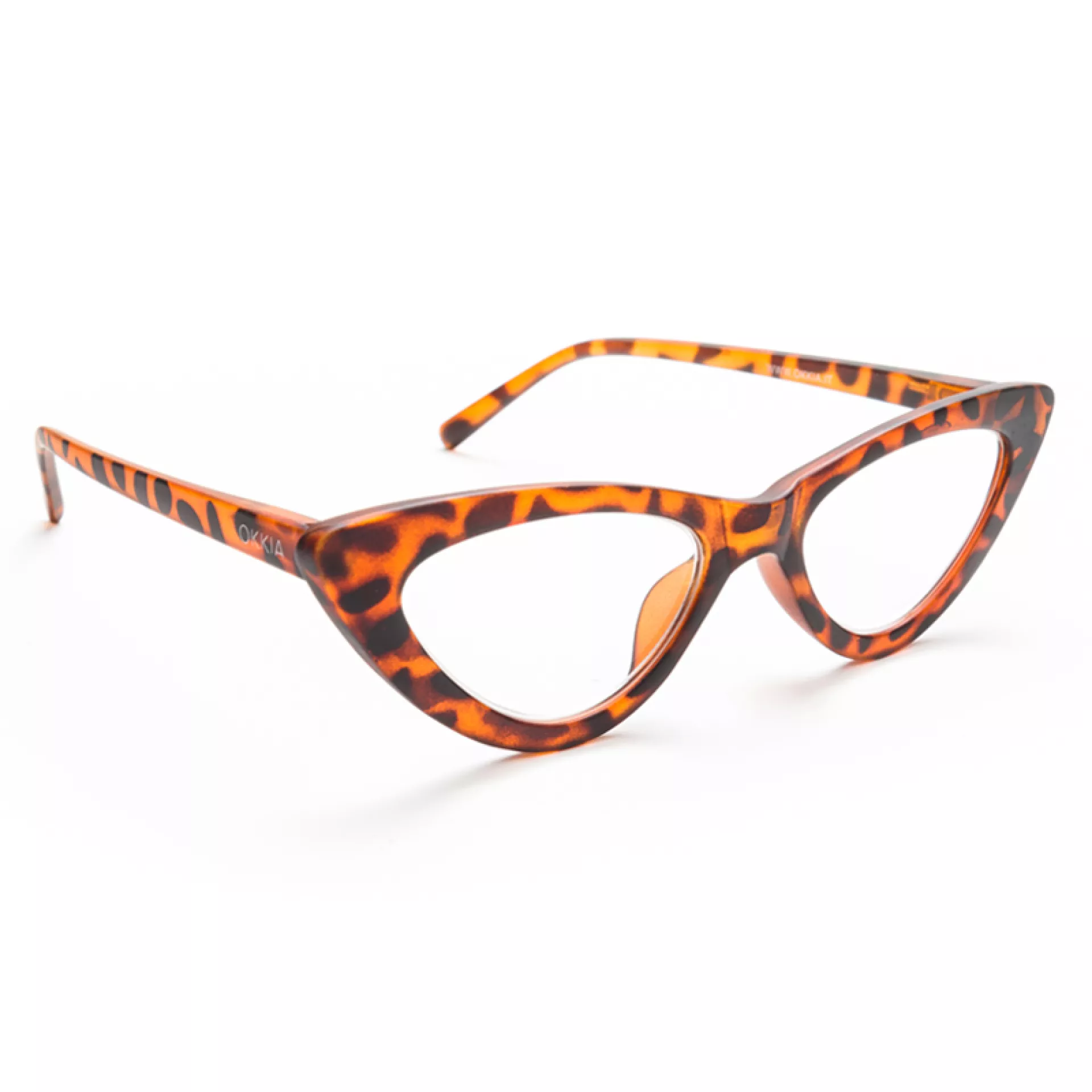 Γυαλιά διαβάσματος πρεσβυωπίας okkia Adriana Small Cat Eye - Classic Havana
