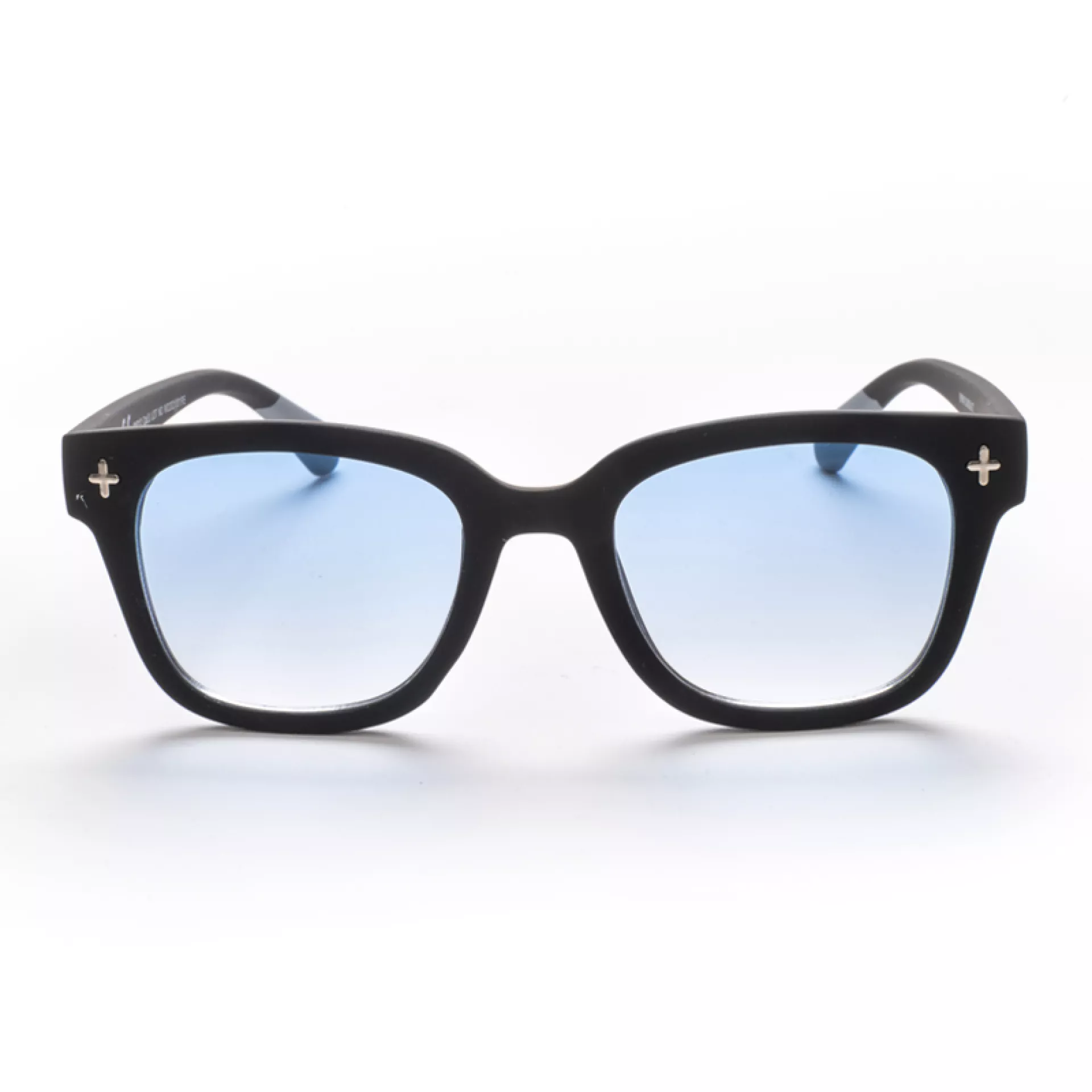 Okkia γυαλιά ηλίου Giovanni –  Black and grey (blue lenses)